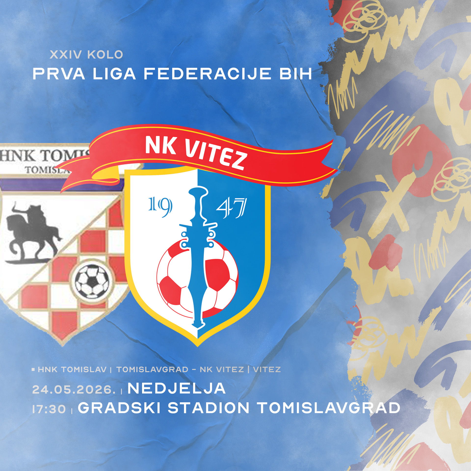 U nedjelju gostovanje kod Tomislava u Tomislavgradu